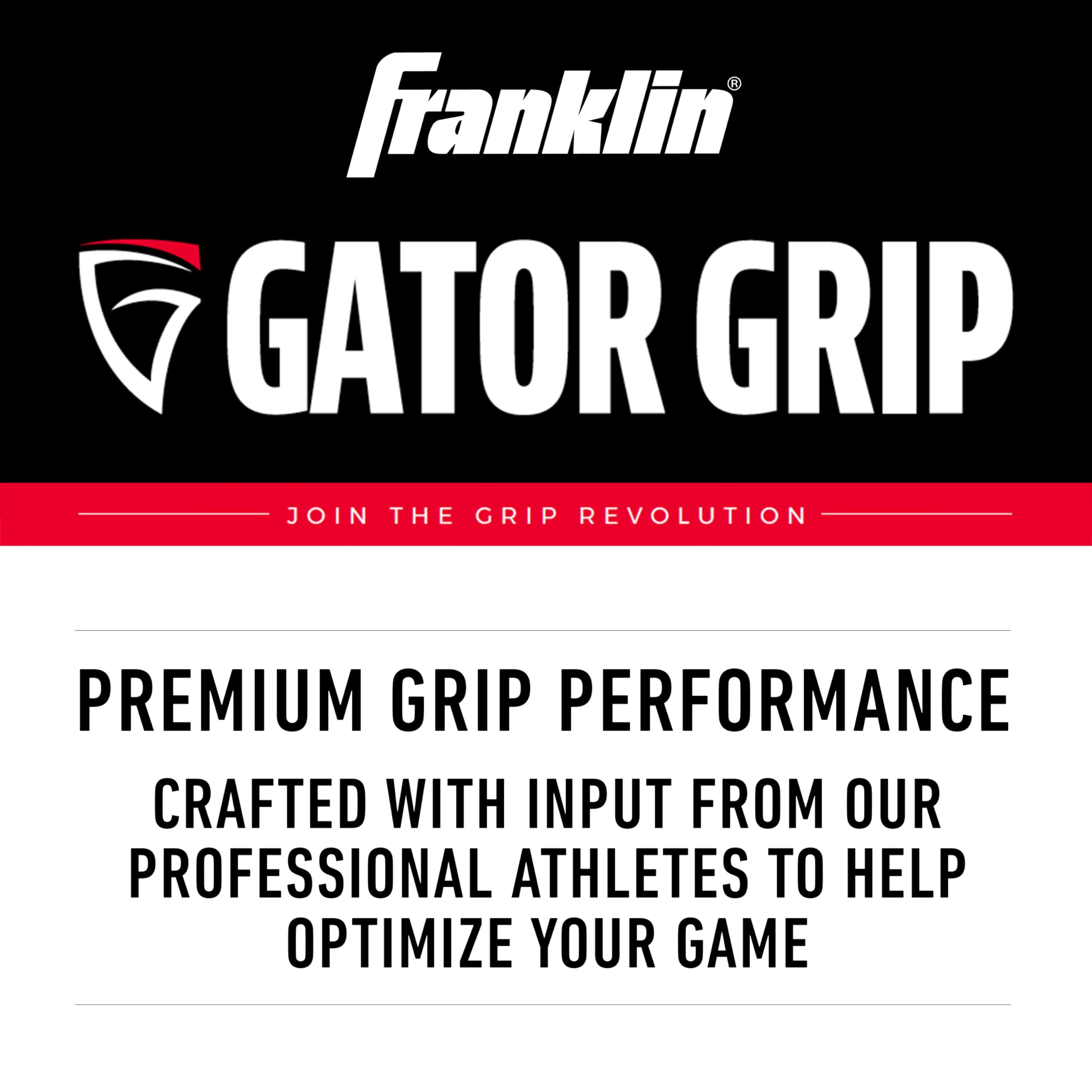 Franklin Sports Gator Grip Baseball Bat Tape - Non-Slip Batting Grip for Better Control - Perfect for Baseball, Softball, and Training Practice