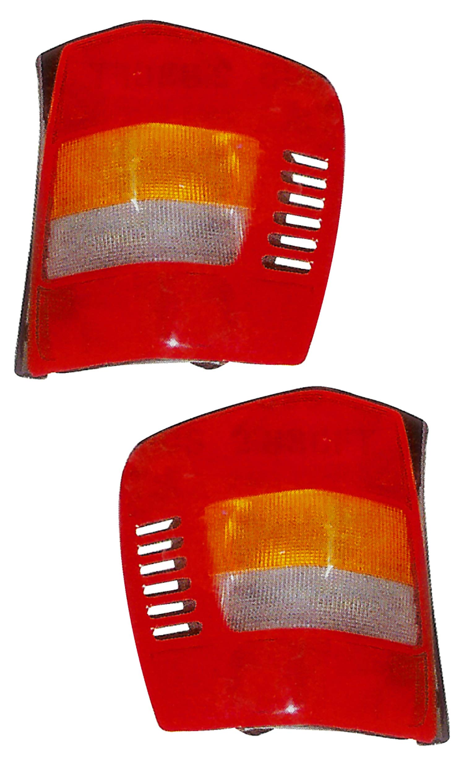 Jeep Grand Cherokee Tail Lights Lamps Set - Driver & Passenger Side (1999-2001) | Replacement Parts for Improved Visibility & Safety | Perfect for Off-Roading & Night Driving