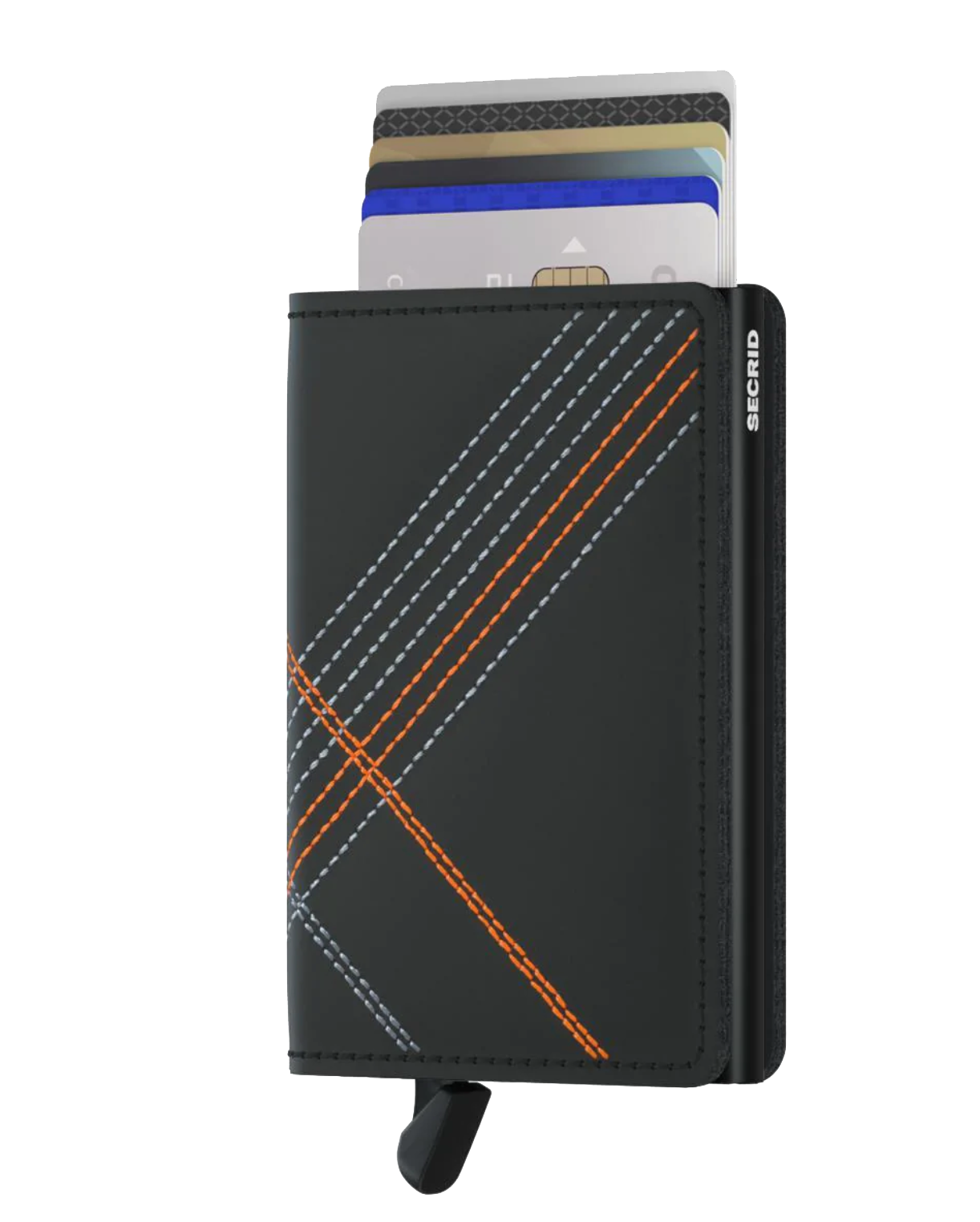 SECRID RFID Mini Wallet with Stitch Design - Slim & Secure Card Holder for Travel, Business & Everyday Use