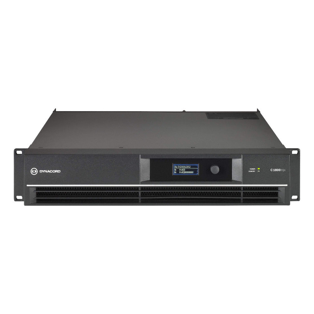 Dynacord C1800FDI Professional Power Amplifier 1800W - High Performance Audio Equipment for Live Sound, DJ & Studio Use