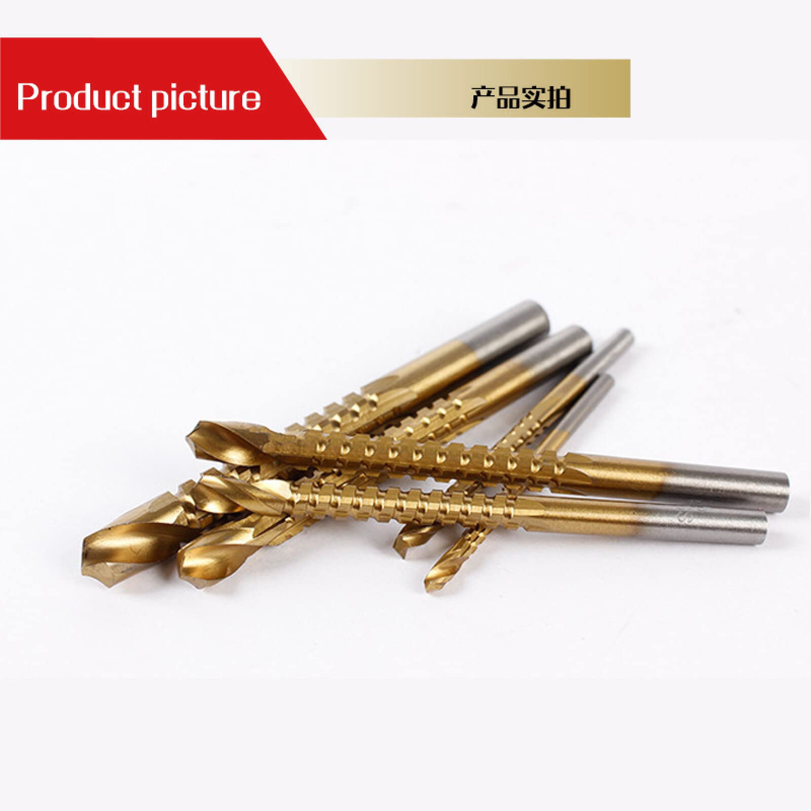 6Pcs/Set High-Speed Steel Cobalt Drill Bit Set - Metric Spiral Screw Tap Drill Bits for Metal, Wood & Composite Materials | Perfect for DIY Projects, Home Repairs & Professional Metalworking