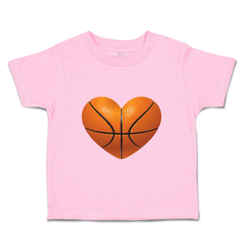 Adorable Rascals Toddler Basketball T-Shirt - Heart Sports Design for Boys & Girls - Perfect for Playdates, Sports Events & Casual Wear