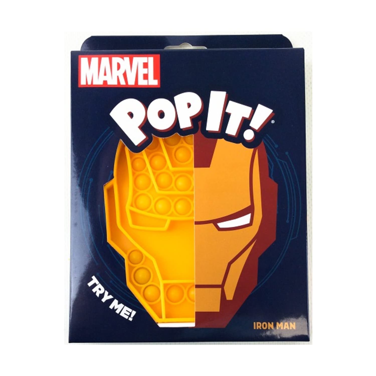 Pop It! Marvel Iron Man Fidget Sensory Toy - Stress Relief & Anxiety Relief for Kids & Adults - Perfect for Home, Office, Travel & Classroom Use