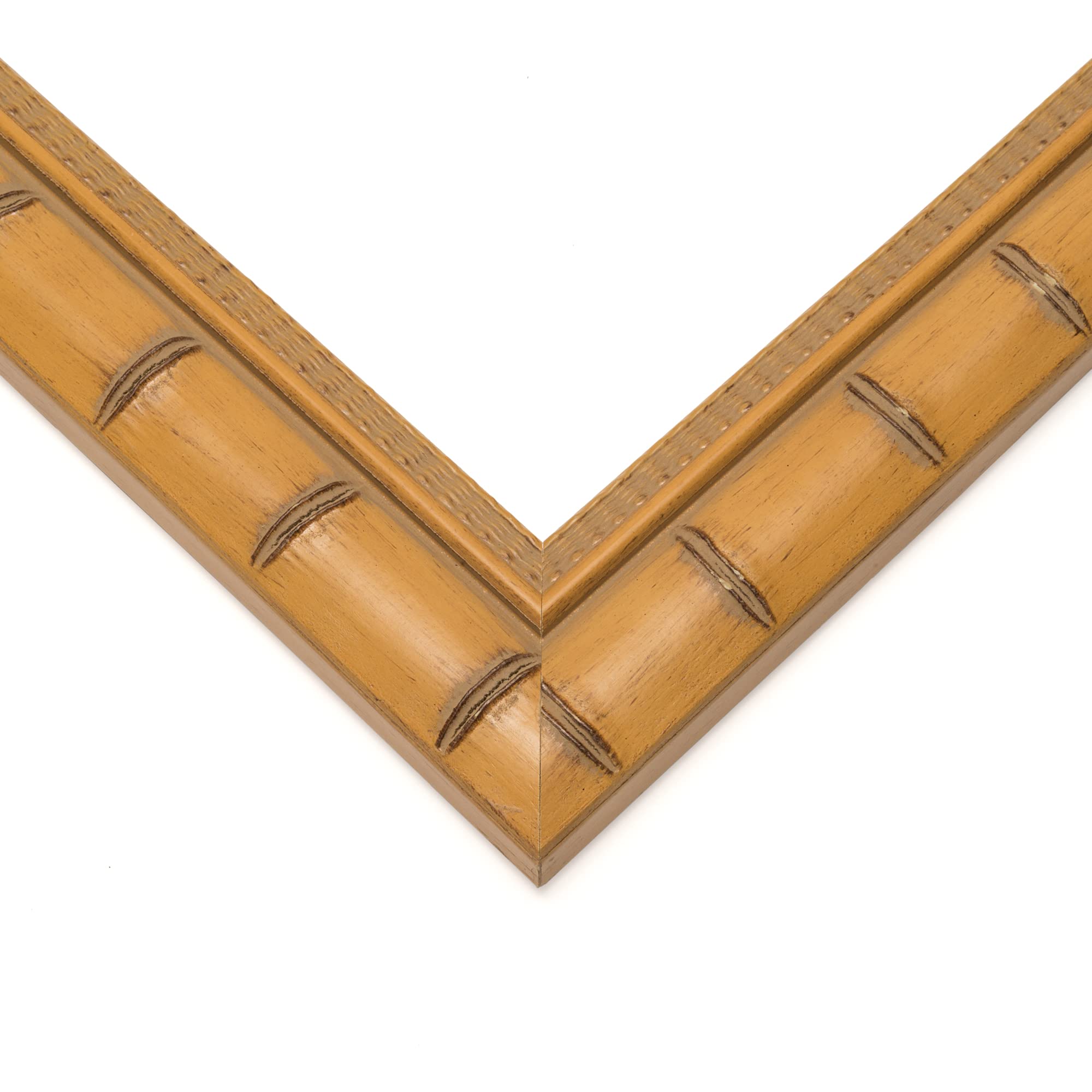 23x29 Inch Natural Brown Bamboo Wood Picture Frame - 1.5 Inch Width, 0.5 Inch Depth - Rustic Photo Frame with UV Acrylic, Foam Backing & Hanging Hardware - Perfect for Wall Decor, Family Photos & Art Display