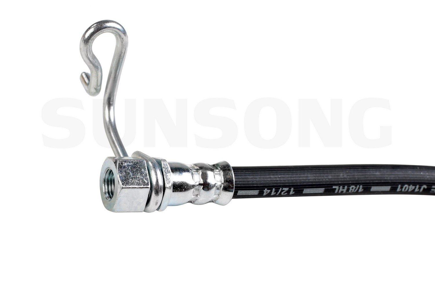 Sunsong 2201971 Brake Hydraulic Hose - High Performance Replacement Hose for Cars, Trucks & SUVs - Durable DOT Approved Brake Line - Perfect for Off-Roading, Towing & Daily Driving