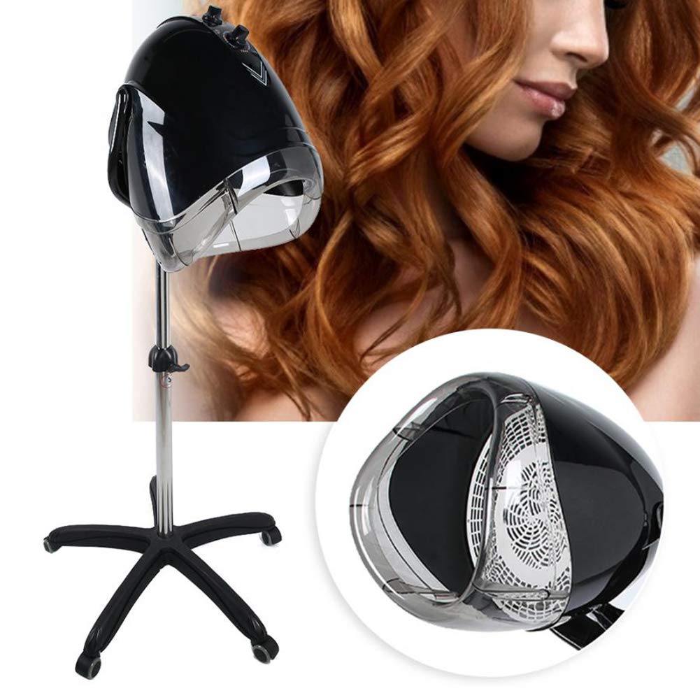 Professional Hair Diffuser for Curly Hair - Adjustable Floor Stand Hair Dryer with Heat Settings for Dyeing, Perming & Oil Treatments | Salon-Grade Styling Tool for Home & Professional Use | Perfect for Salons, Spas & At-Home Hair Care