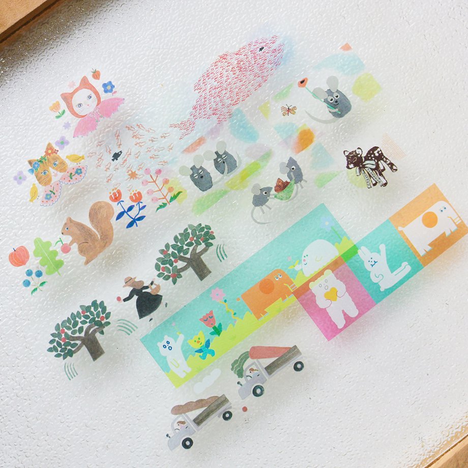 Apple Themed Washi Tape for Scrapbooking, Journaling, DIY Crafts - Decorative Adhesive Tape for Bullet Journals, Planners, and Gift Wrapping