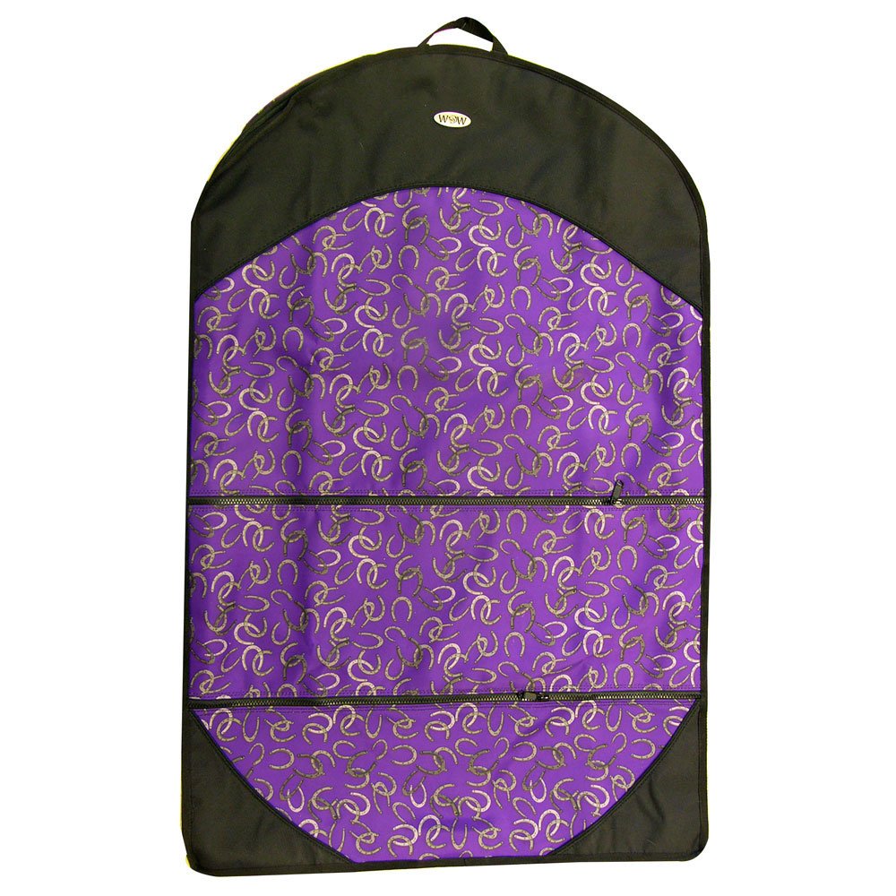 WOW Premium Black Garment Bag for Travel - Durable Suit Cover with Zipper for Clothes Protection | Perfect for Business Trips, Weddings & Storage