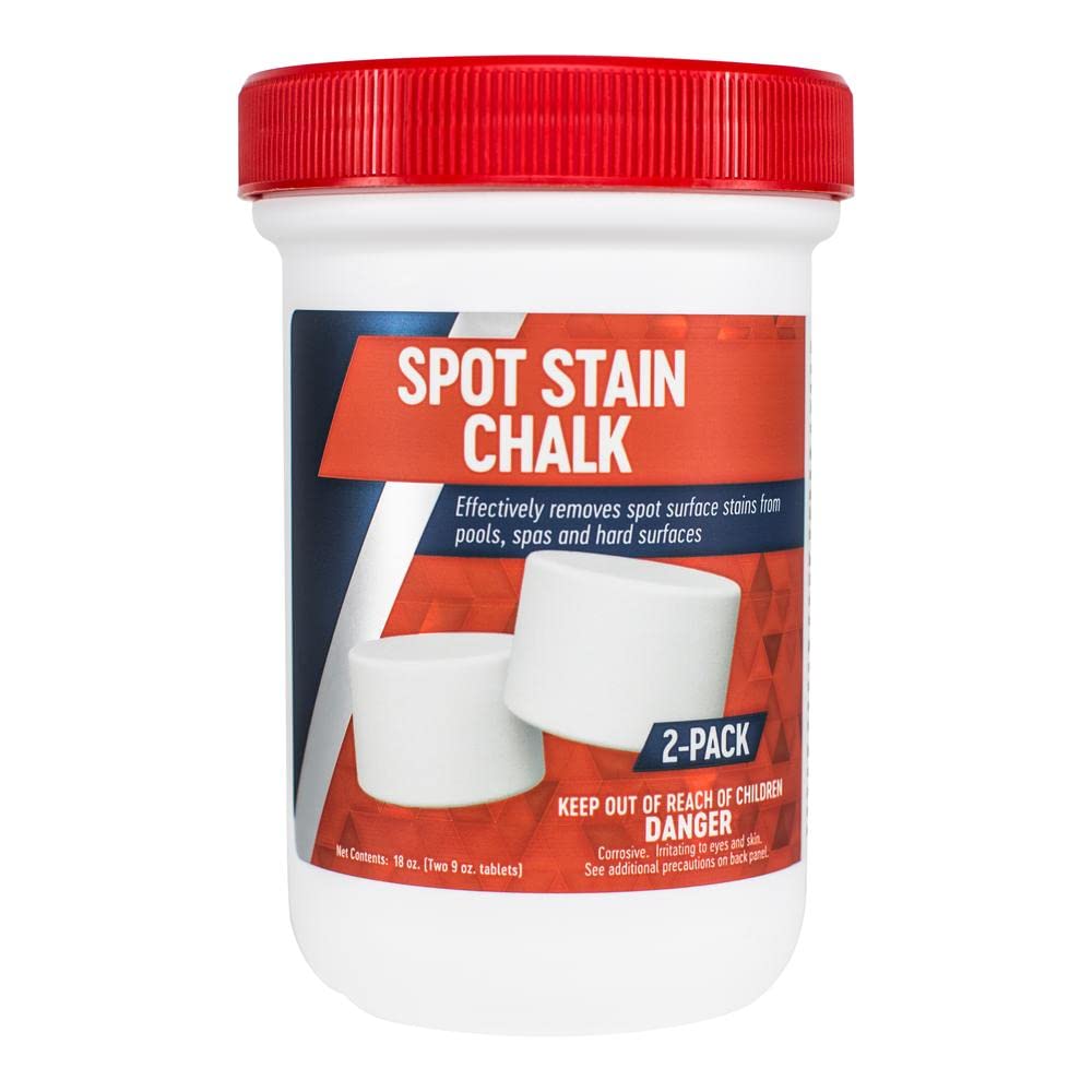 Spot Stain Chalk Tablets (2-9 oz) - Heavy Duty Cleaning for Carpets, Upholstery & Fabrics | Perfect for Home, Office & Pet Stain Removal