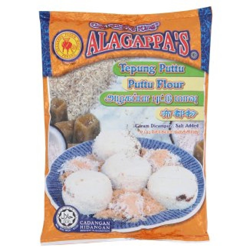 Premium Alagappa's Rice Flour 500g (9 Packs) - Ideal for Puttu, Idli, Dosa & South Indian Cooking | Gluten-Free & Traditional Authentic Taste