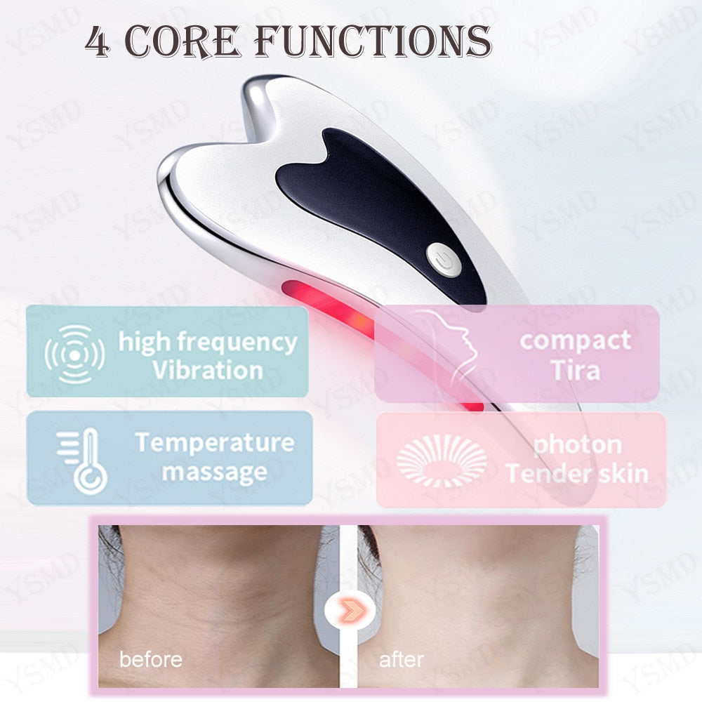 Electric Facial Massager for Relaxation & Skin Care - Rechargeable & Portable for Home & Travel Use