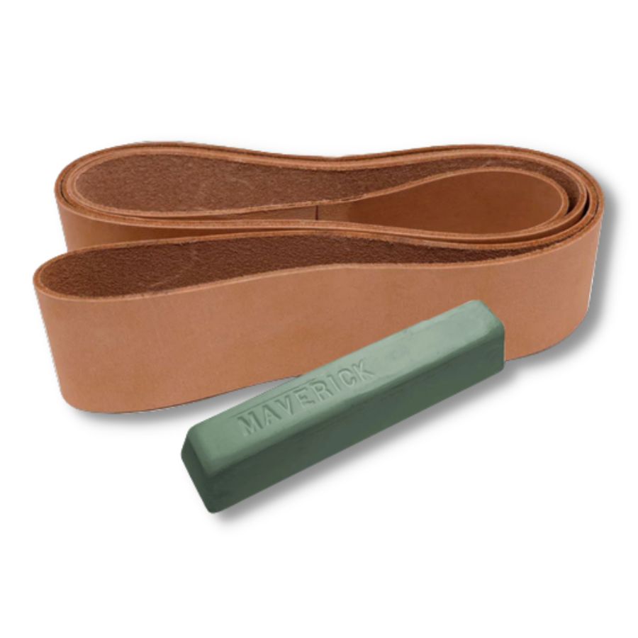 AmeriBrade Premium Leather Knife Sharpening Kit Belts - Perfect for Outdoor Adventures, Camping & DIY Projects