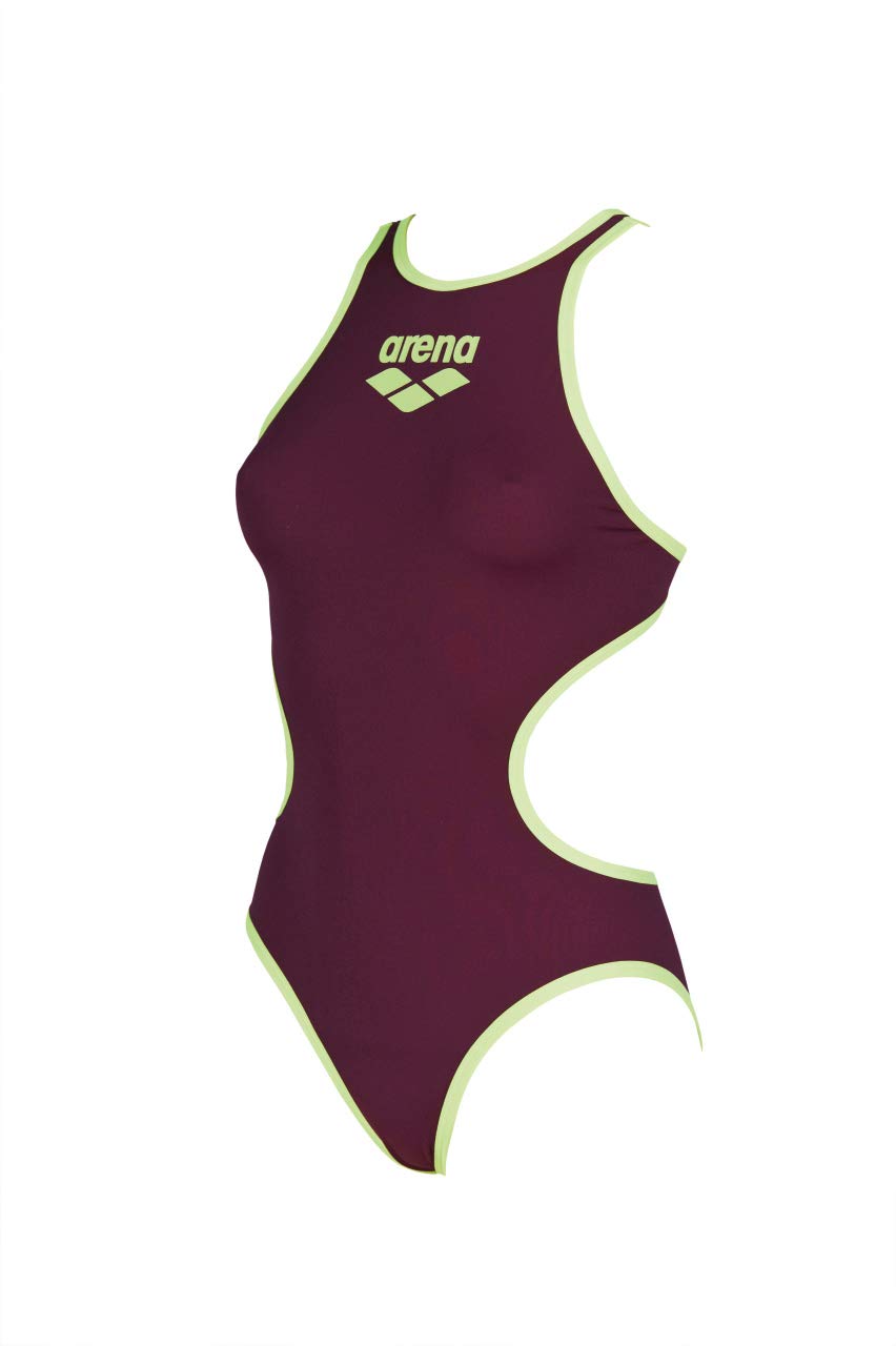 Arena Women's Standard Sports Swimsuit - One Big Logo Design for Competitive Swimming & Water Aerobics | Durable Chlorine-Resistant Fabric for Pool & Beach Workouts