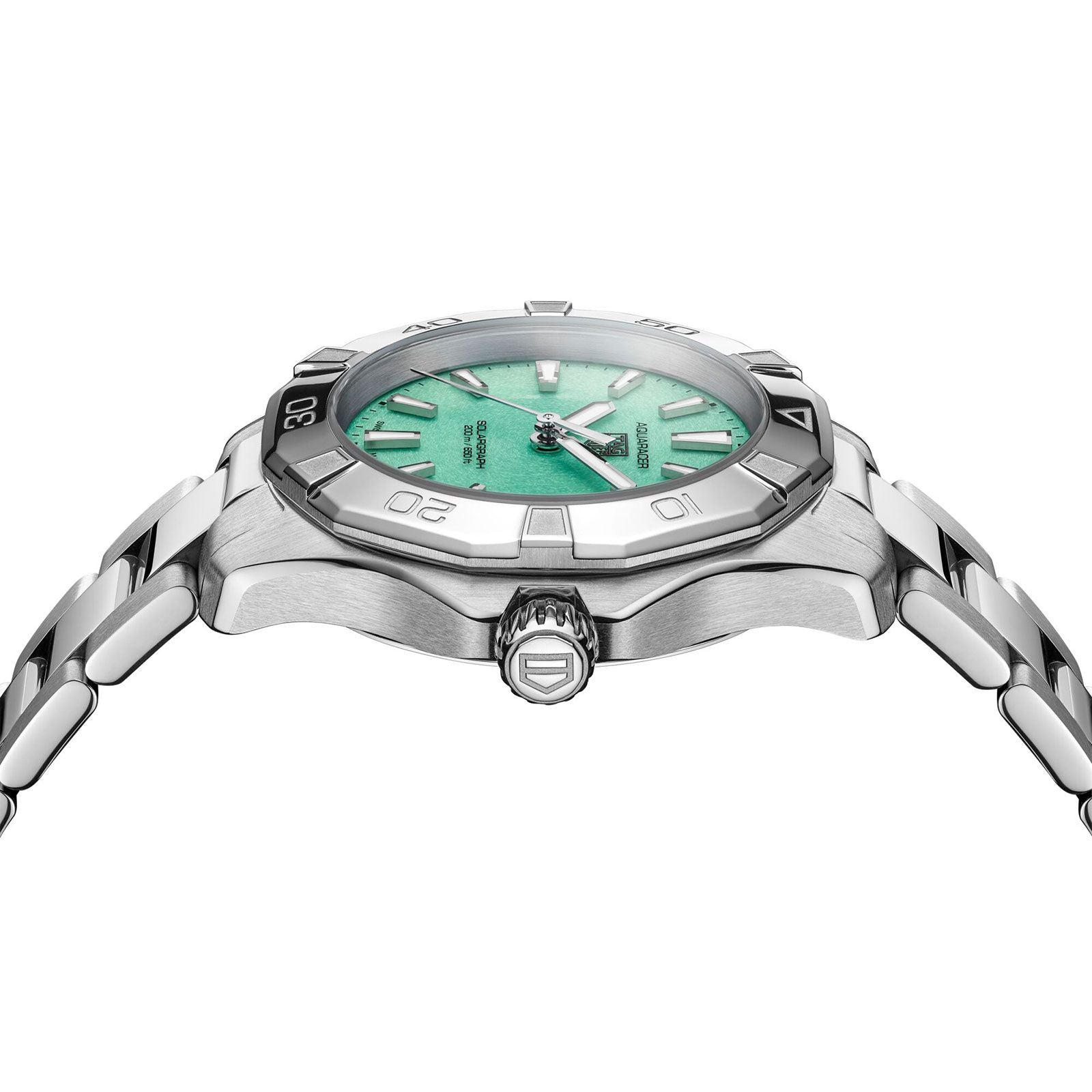 TAG Heuer Aquaracer Professional 200 Solargraph Quartz 34mm Men's Solar Watch WBP1315.BA0005 - Luxury Dive Watch for Swimming, Sailing & Everyday Wear