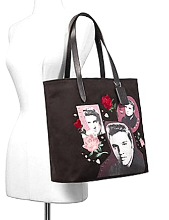 Coach Elvis Collage Canvas Tote Bag - Stylish Designer Handbag for Women, Perfect for Work, Travel & Everyday Use