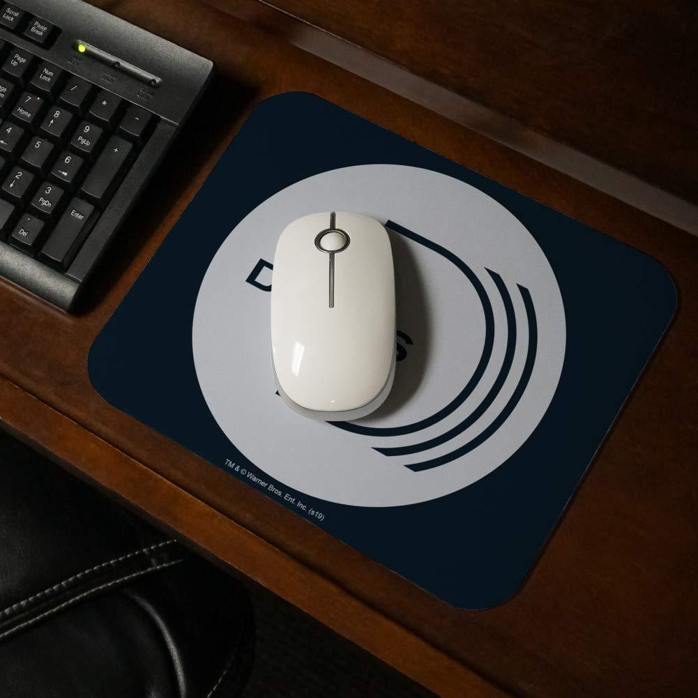 Westworld Delos Logo Low Profile Thin Gaming Mouse Pad - Non-Slip Rubber Base, Smooth Surface for PC, Laptop, Office & Home Use - Perfect for Work, Gaming & Daily Computing