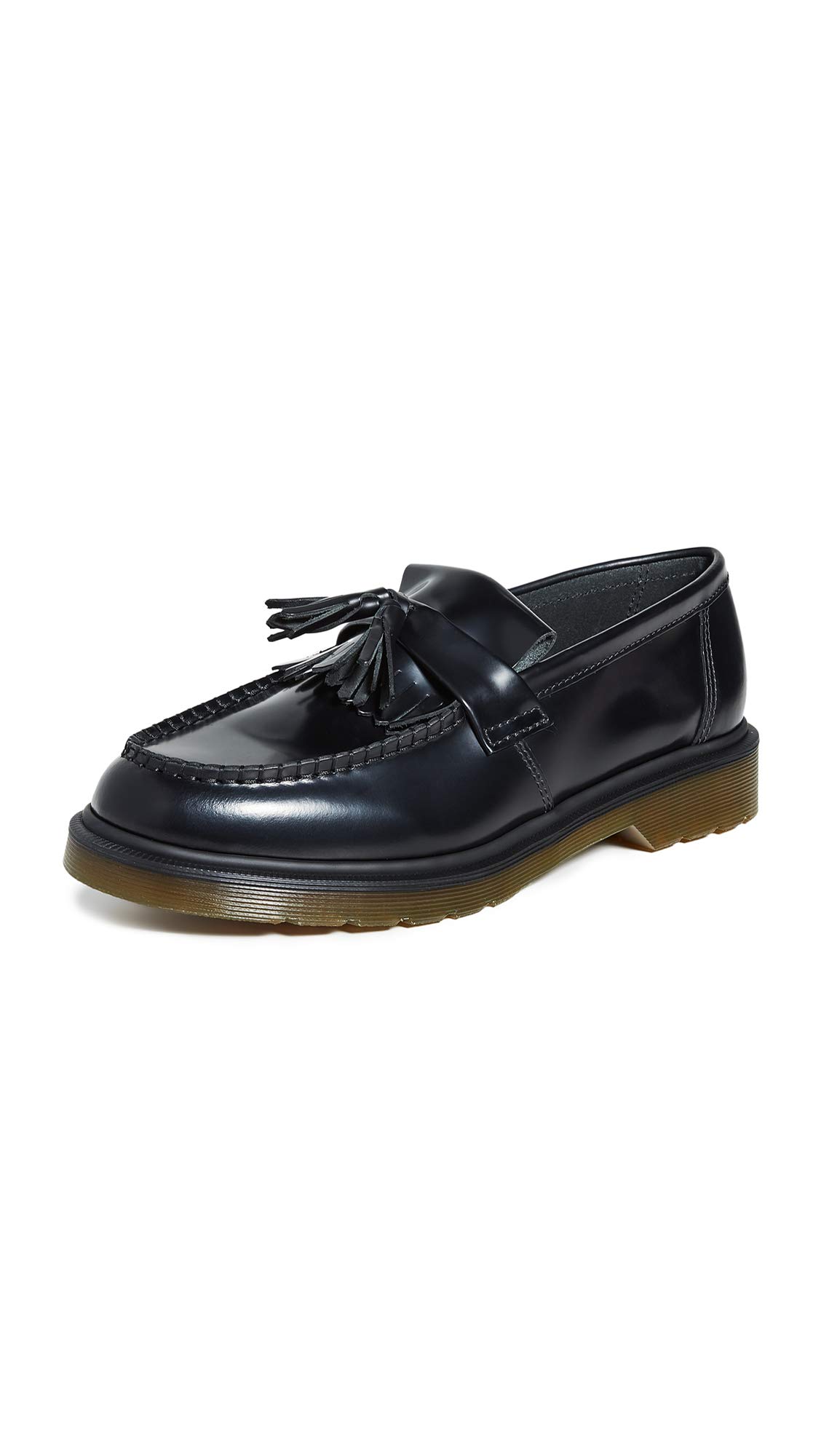 Dr. Martens Unisex Adrian Smooth Leather Tassel Loafers - Comfortable Slip-On Shoes for Men & Women | Perfect for Office, Casual Wear & Travel