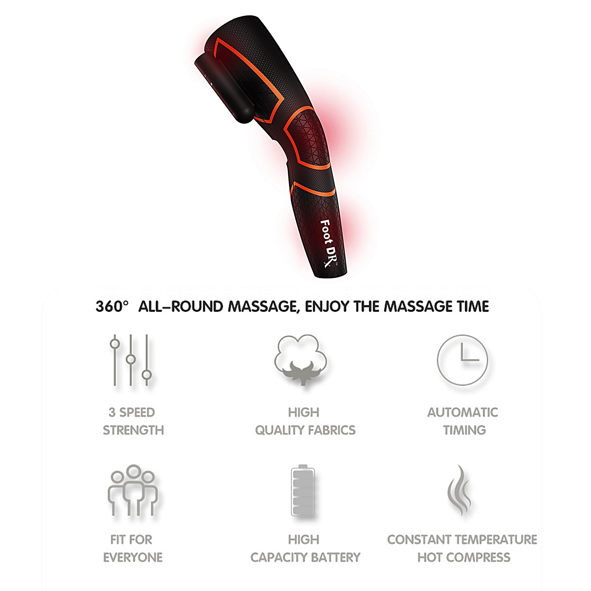 THERA PULSE Advanced Cordless Muscle Massager for Pain Relief & Recovery - Portable EMS Device for Athletes, Gym Recovery & Home Therapy
