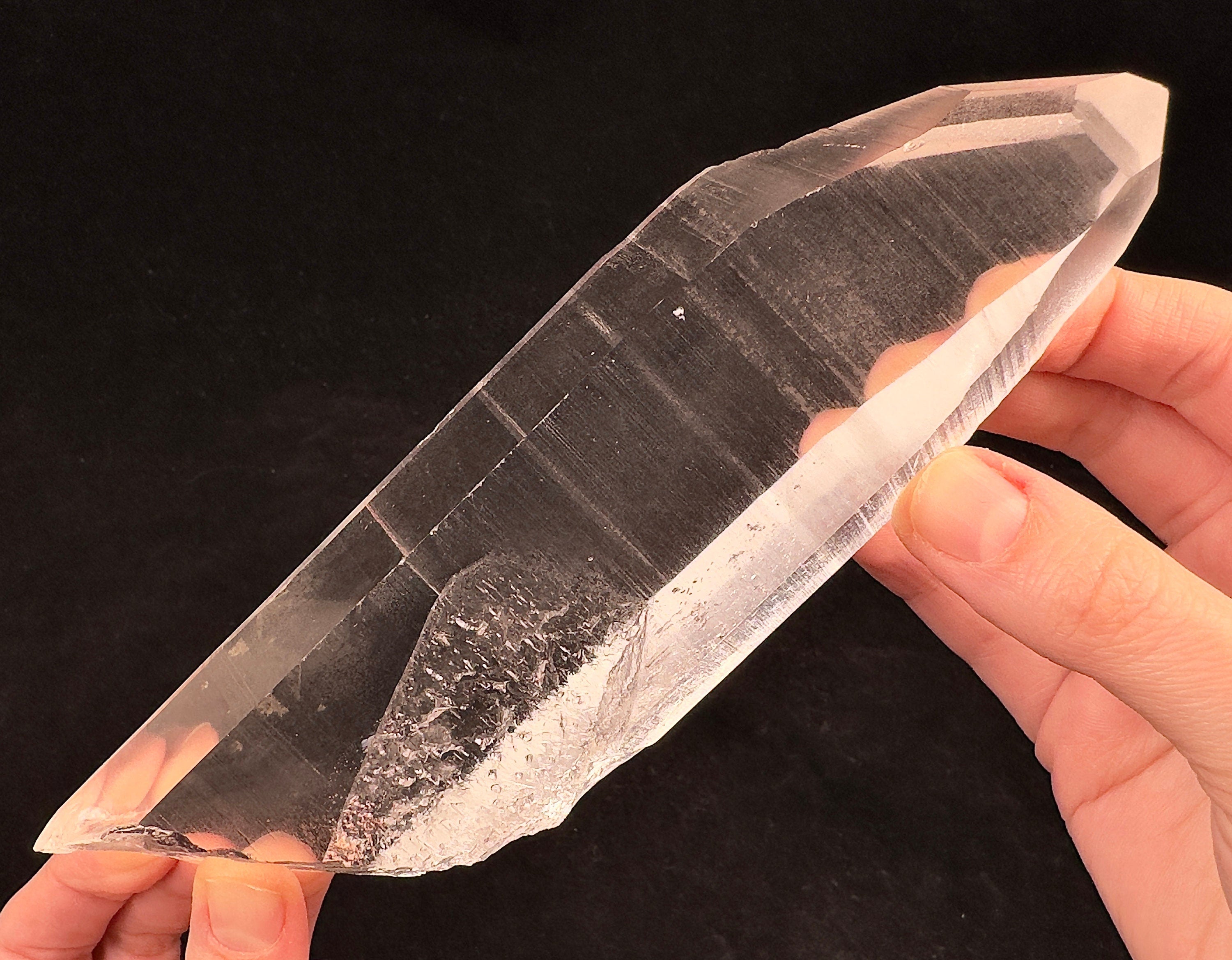 LEMURIAN QUARTZ Crystal Point - Natural Raw Mineral Specimen for Home Decor, Healing Crystal Collection & Unique Spiritual Gift (53487) - Perfect for Meditation, Energy Work & Crystal Healing