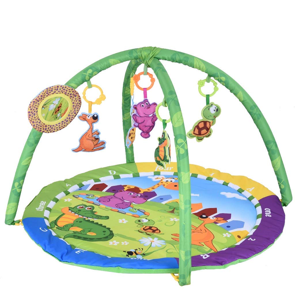Boddenly Round Baby Play Mat - Non-Toxic Soft Foam Fitness Mat for Infants & Toddlers - Perfect for Crawling, Tummy Time & Playroom Activities