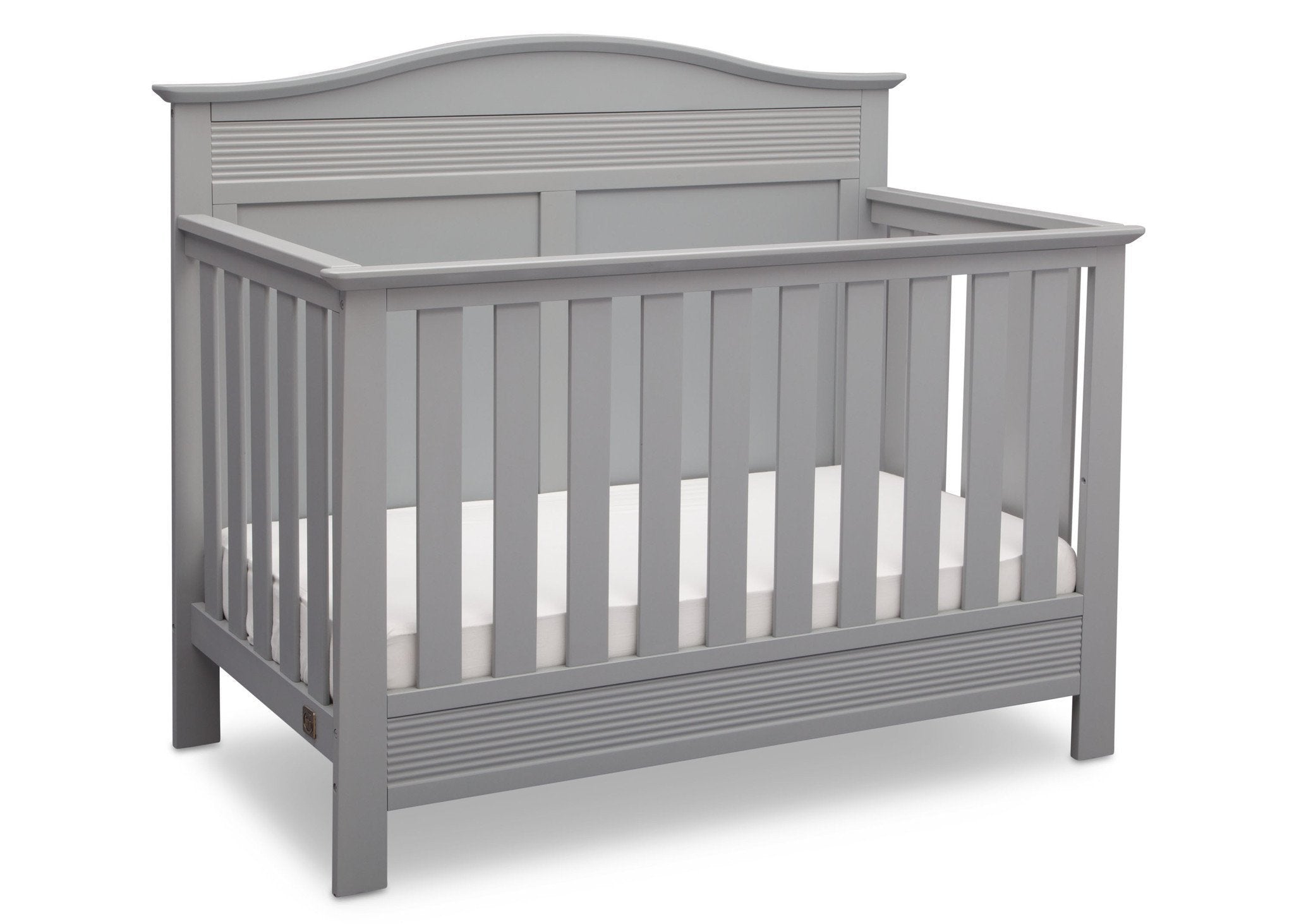 Barrett 4-in-1 Convertible Baby Crib - White Nursery Furniture for Newborn to Toddler | Perfect for Modern Nursery, Bedroom & Daycare