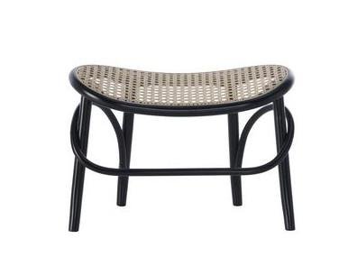 GTV Coates Bentwood Ottoman Chair - Stylish and Comfortable Footrest for Living Room, Bedroom, or Office - Perfect for Relaxing and Home Decor