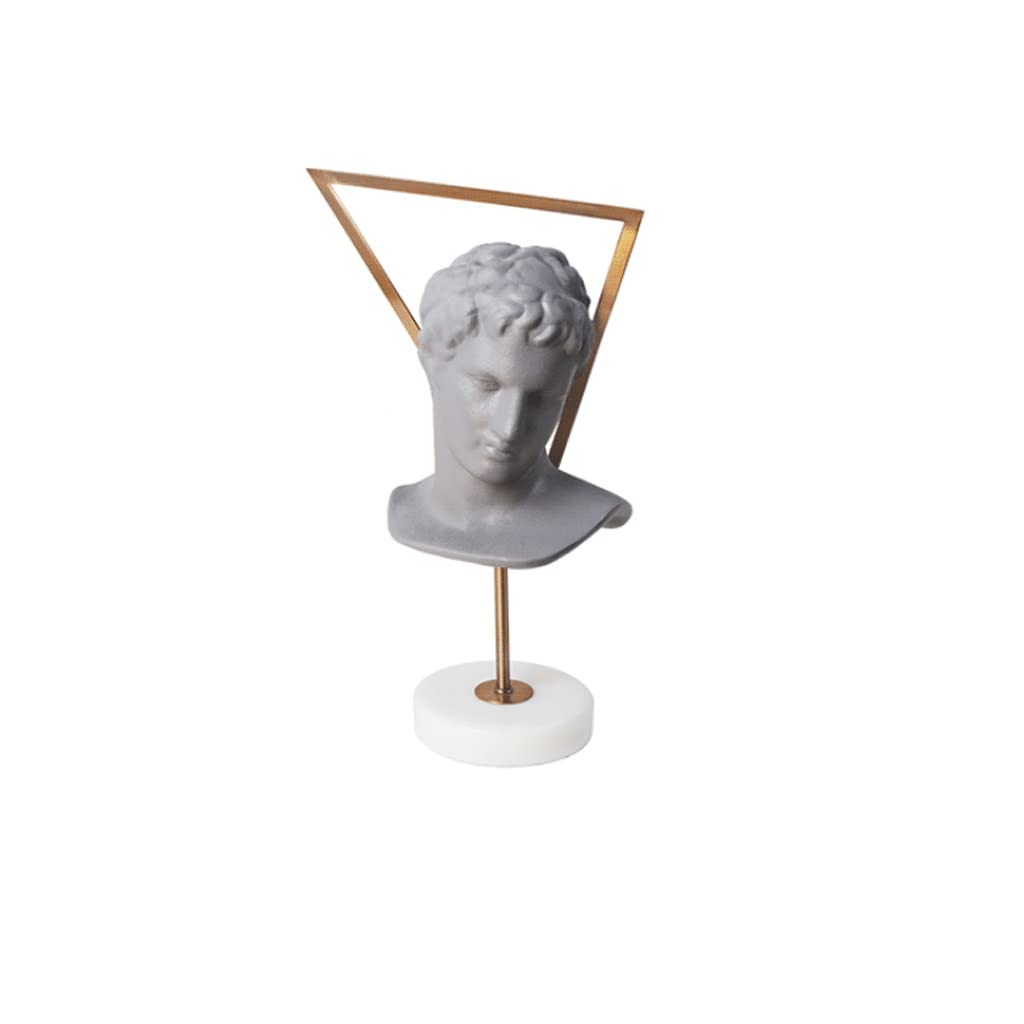 PAIHUIART Marble Abstract Figurine Sculpture - Elegant Home & Office Decor Statue for Living Room, Desktop, Shelf Display | Modern Art Decoration for Interior Design & Gift Giving (Color: B)