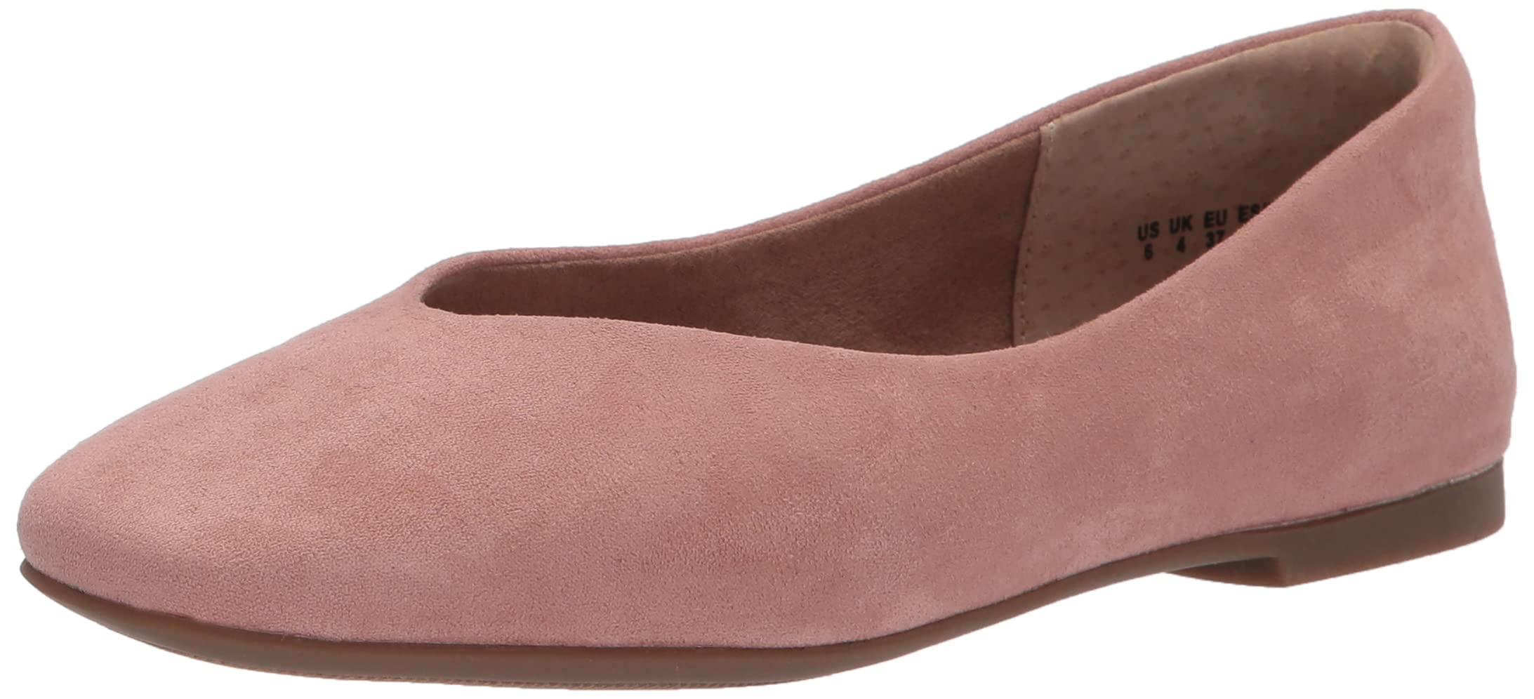Amazon Essentials Women's Square-Toe Ballet Flats - Comfortable Slip-On Shoes for Work, Office & Casual Wear | Lightweight & Flexible for All-Day Comfort
