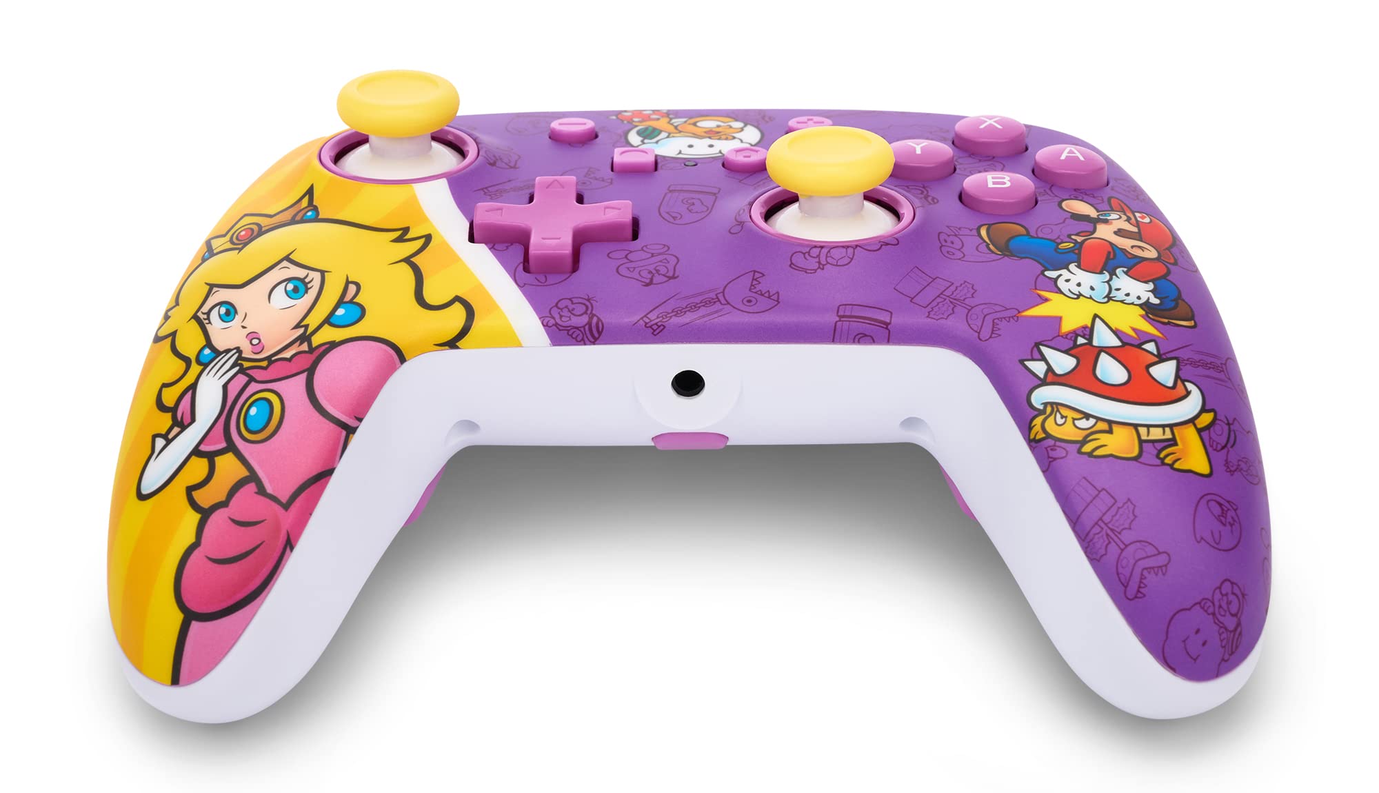 PowerA Wired Controller for Nintendo Switch - Princess Peach Battle Edition | Enhanced Gaming Experience for Switch & Switch OLED | Perfect for Multiplayer & Competitive Play