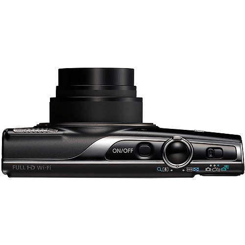 Canon PowerShot ELPH 360 HS Digital Camera 20.2MP 12x Optical Zoom 1080p HD Video WiFi & NFC (Black) - Perfect for Travel Photography, Vlogging, and Everyday Moments