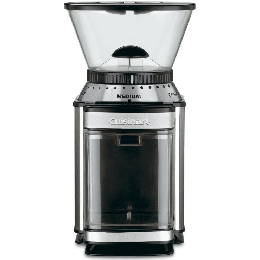 CUISINART Supreme Grind Automatic Burr Mill Coffee Grinder - DBM8C Stainless Steel for Espresso, French Press & Pour Over - Perfect for Home Baristas & Coffee Enthusiasts