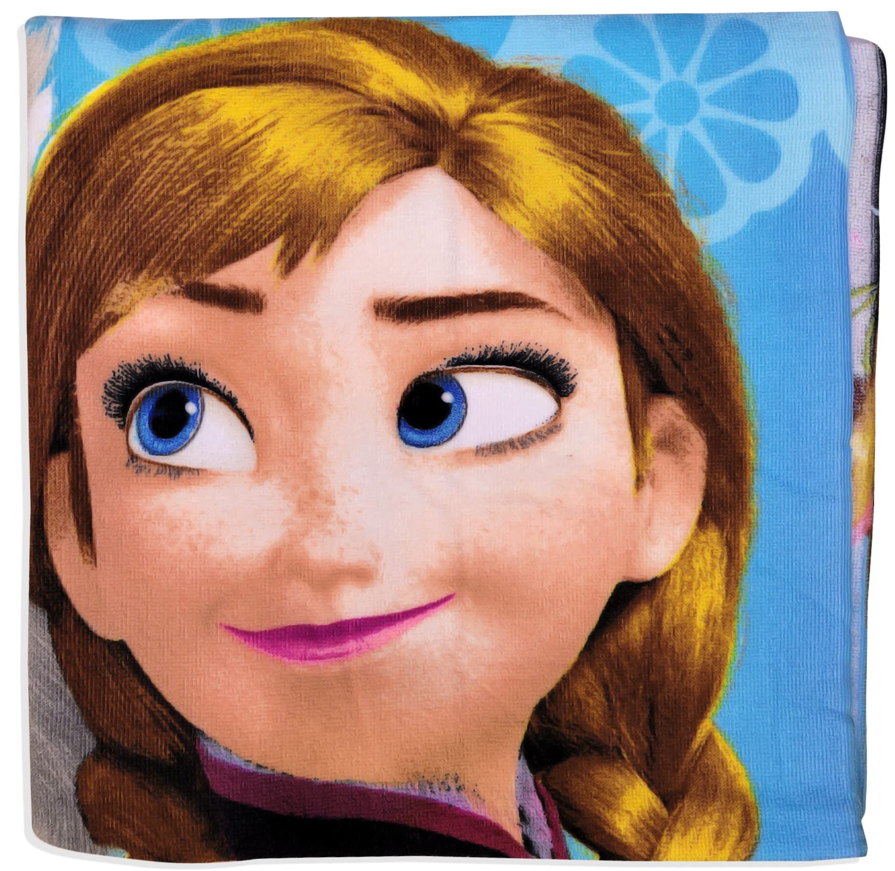 ROYAL WEAR Kids Official Licensed Frozen Sister Forever Hooded Bath Towel - 40 x 60 Inch Soft Beach Towel for Boys & Girls - Perfect for Swimming, Bath Time, and Pool Parties