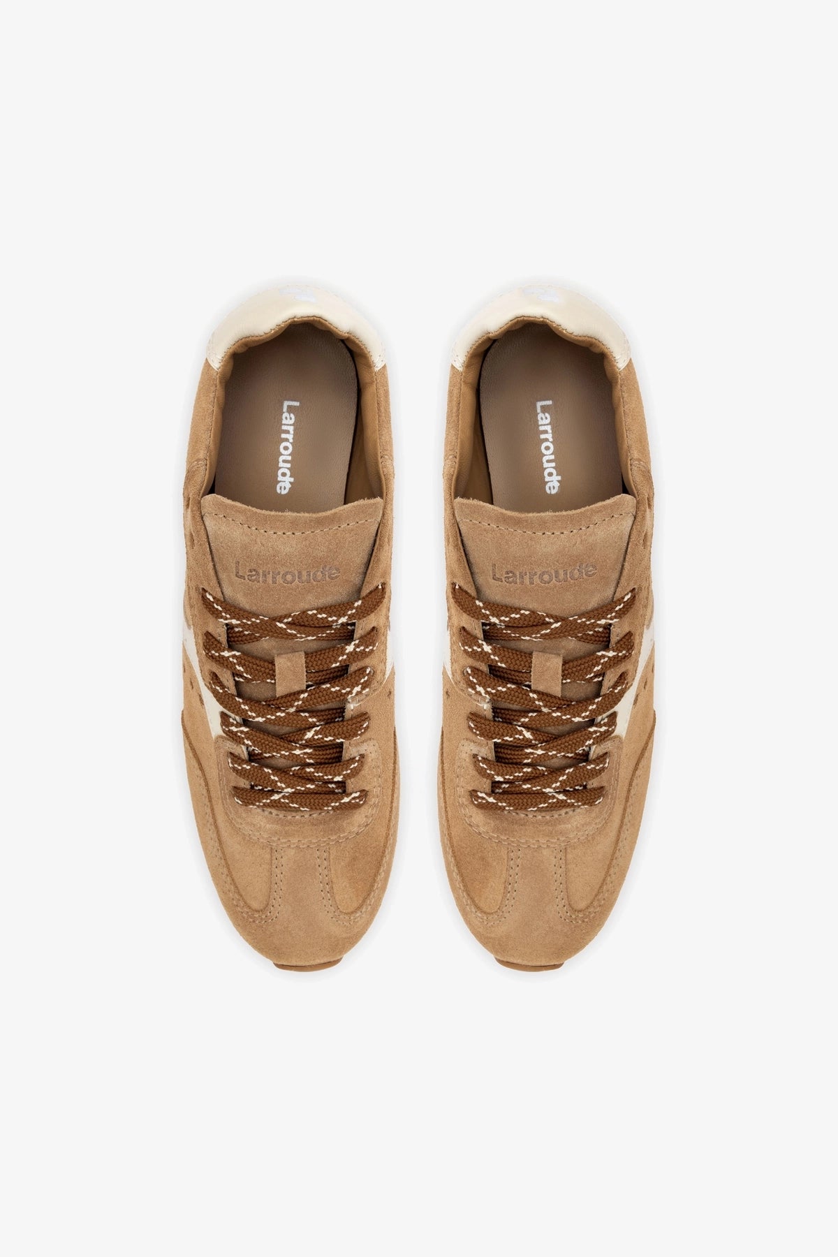 Stella Sneakers for Women - Peanut Suede Casual Shoes | Comfortable Walking & Everyday Wear | Fashion Sneakers for Work, Travel & Outfits