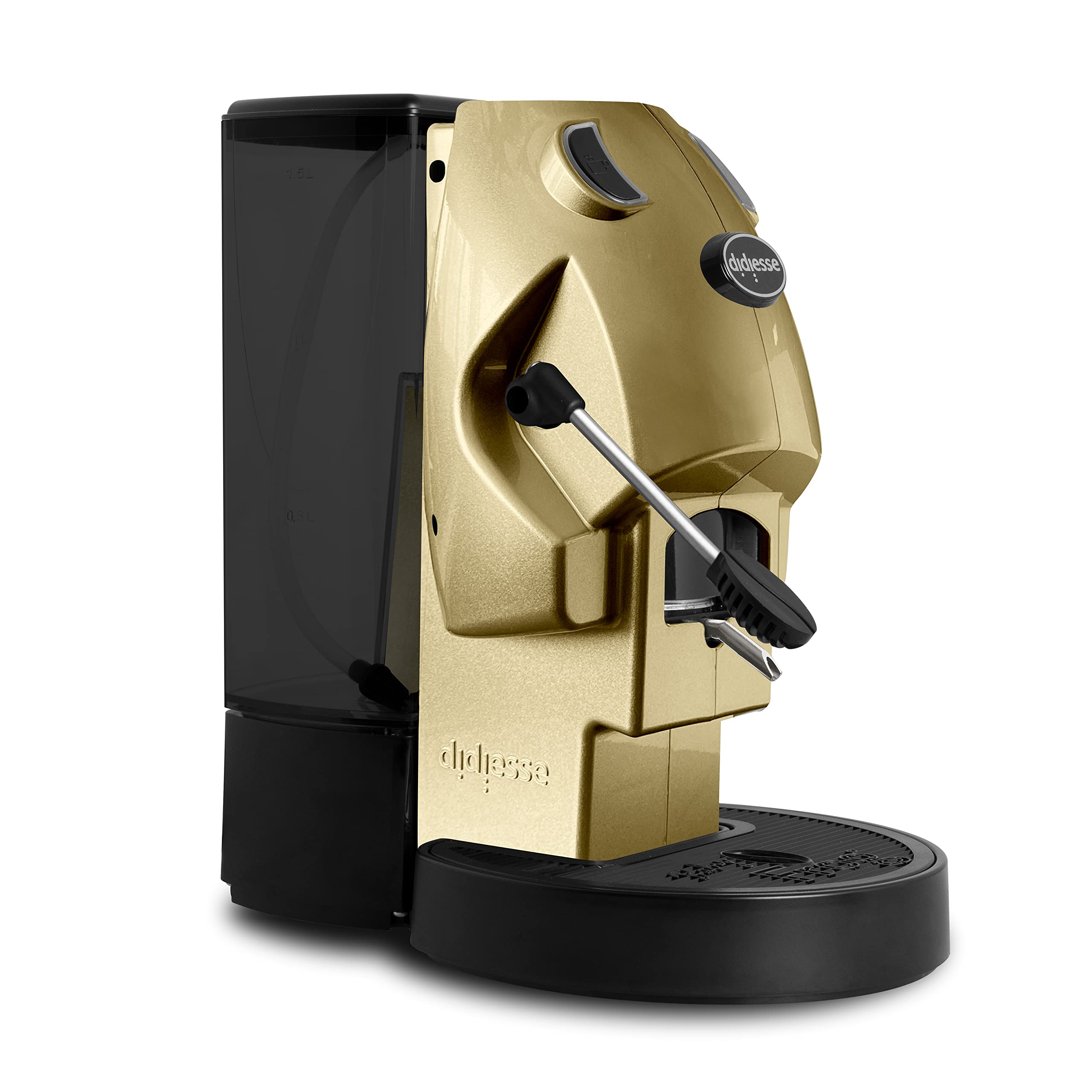 DidieSSE Baby Frog Collection ESE 44mm Gold Capsule Coffee Machine - Compact & Lightweight with 1.5L Water Tank, Low Energy (450W), Standby Function - Perfect for Home, Office & Small Spaces