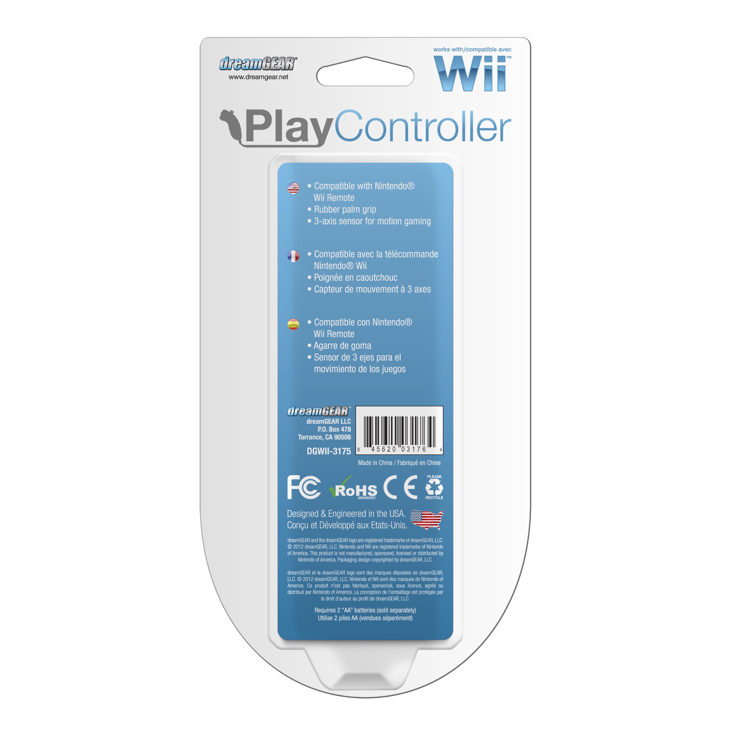 Original Wii Play Controller - Wireless Remote for Nintendo Wii & Wii U, Black | Perfect for Gaming, Fitness, and Family Fun