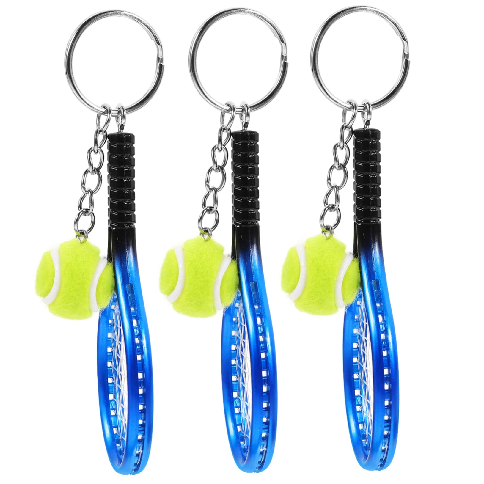 Kisangel Adorable Tennis Keychains - Unique Sports Design, Perfect for Tennis Enthusiasts, Gifts, and Bag Accessories