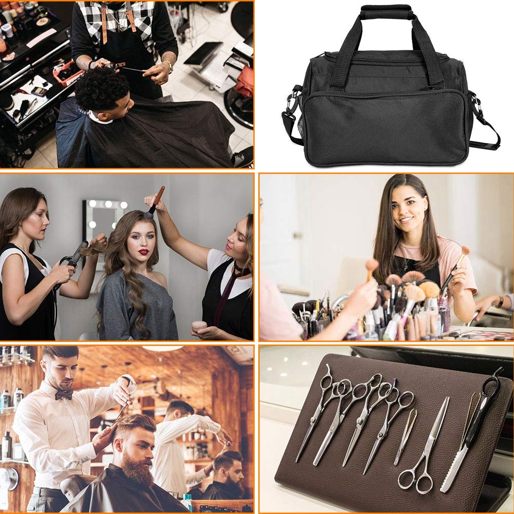 MAVIS LAVEN Professional Travel Cosmetics Bag for Men & Women - Multi-functional Salon Hairdressing Tools Organizer for Toiletries, Makeup, Brushes & Styling Accessories - Perfect for Salon Professionals, Travel & Home Use