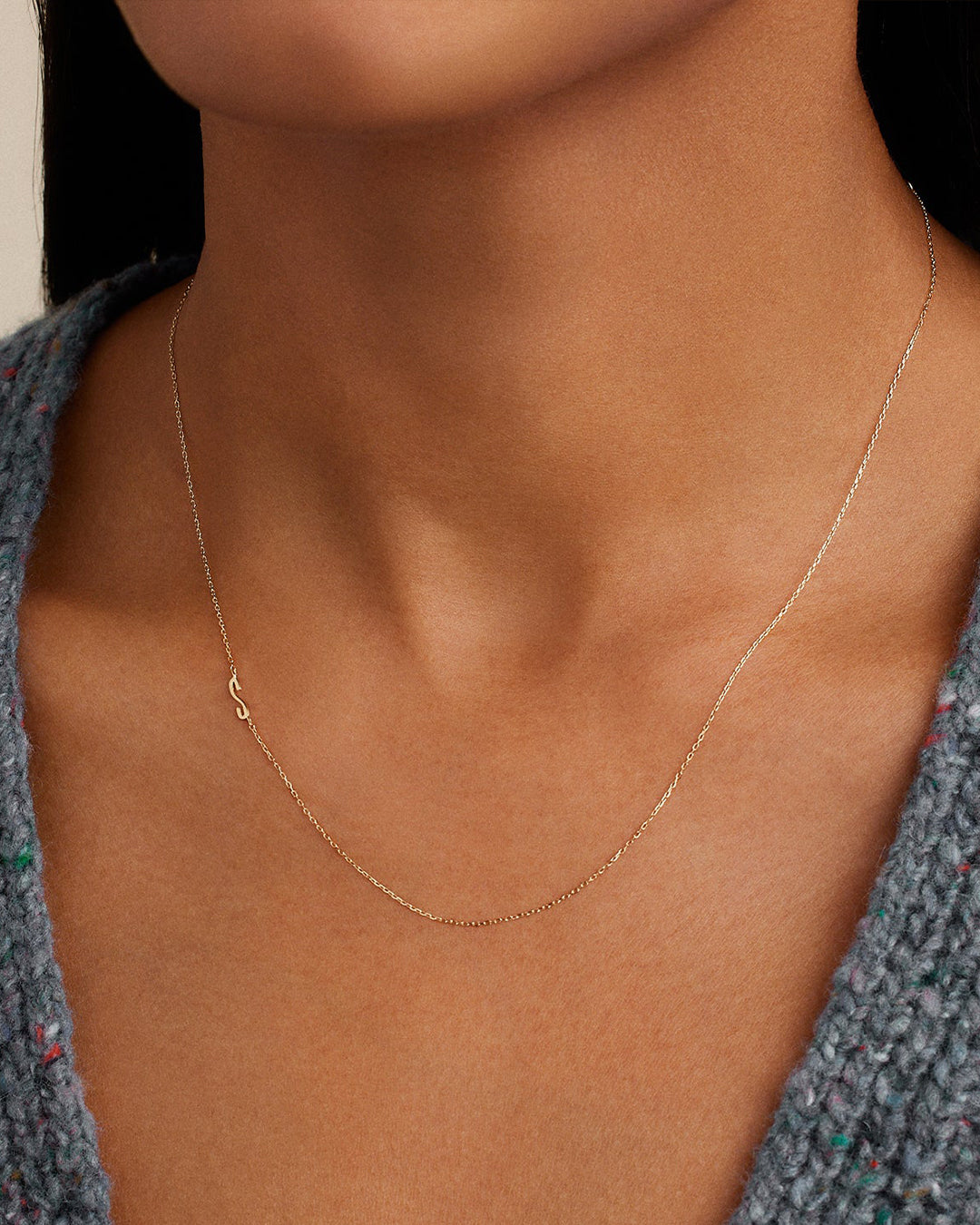 14K Gold Alphabet Necklace - Personalized Initial Pendant Jewelry for Women - Perfect for Gifts, Birthdays & Everyday Elegance