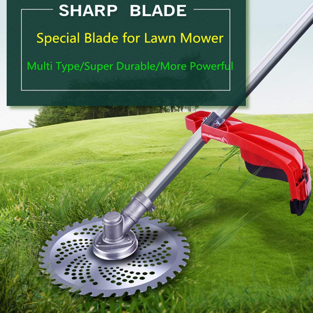 60-Tooth Manganese Steel Lawn Mower Blade - Heavy Duty Replacement Circular Cutter for Grass, Brush & Trees | Compatible with Most Riding & Push Mowers | Perfect for Yard Maintenance, Landscaping & Professional Use