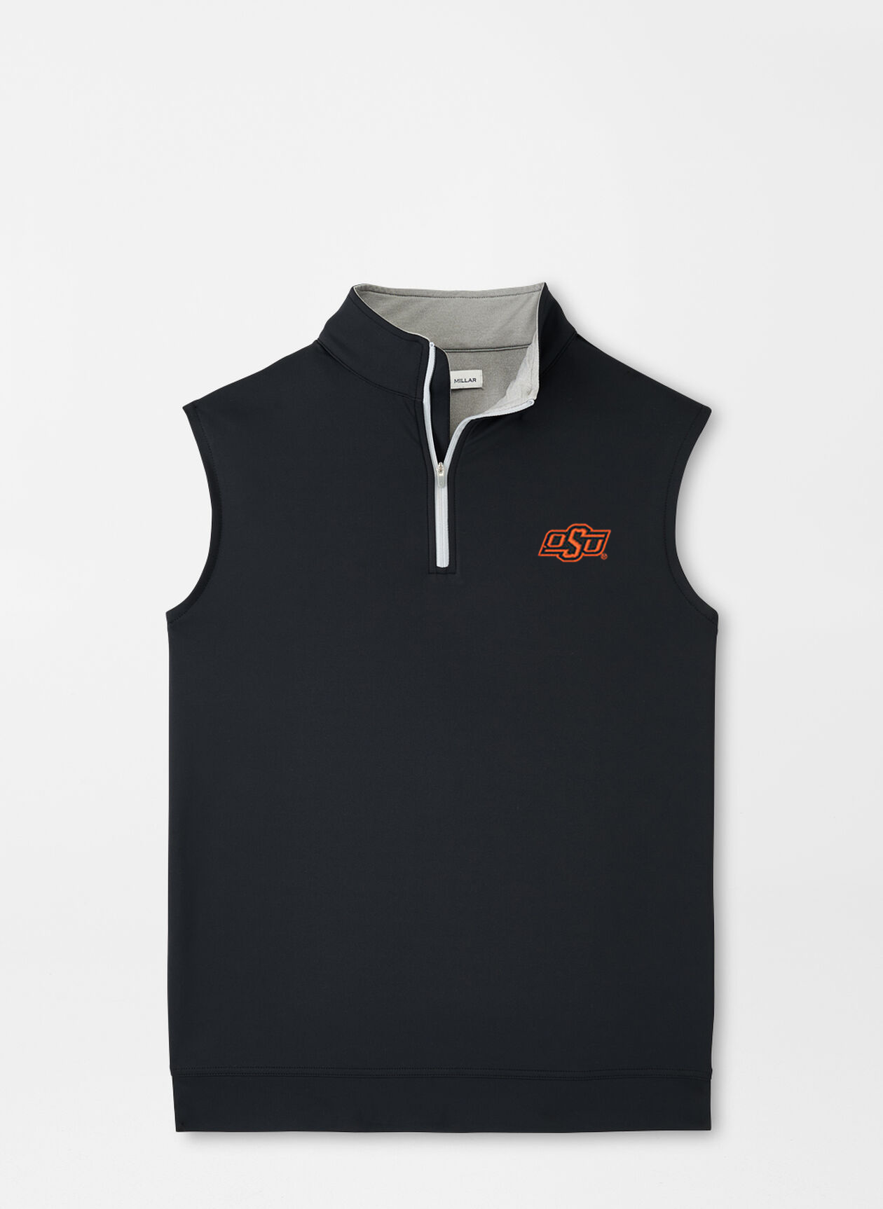 BLK OSU 1/4 Zip Vest for Men - Lightweight Fleece Pullover with Quarter Zip - Perfect for Outdoor Activities, Hiking, and Casual Wear