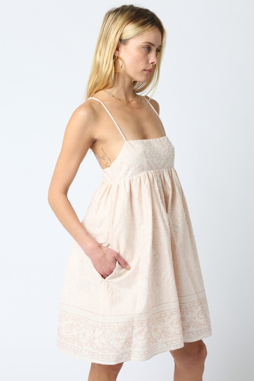 Stylish Heat Wave Mini Dress in Blush Bandana Print - Perfect for Summer Outings, Beach Vacations & Casual Dates