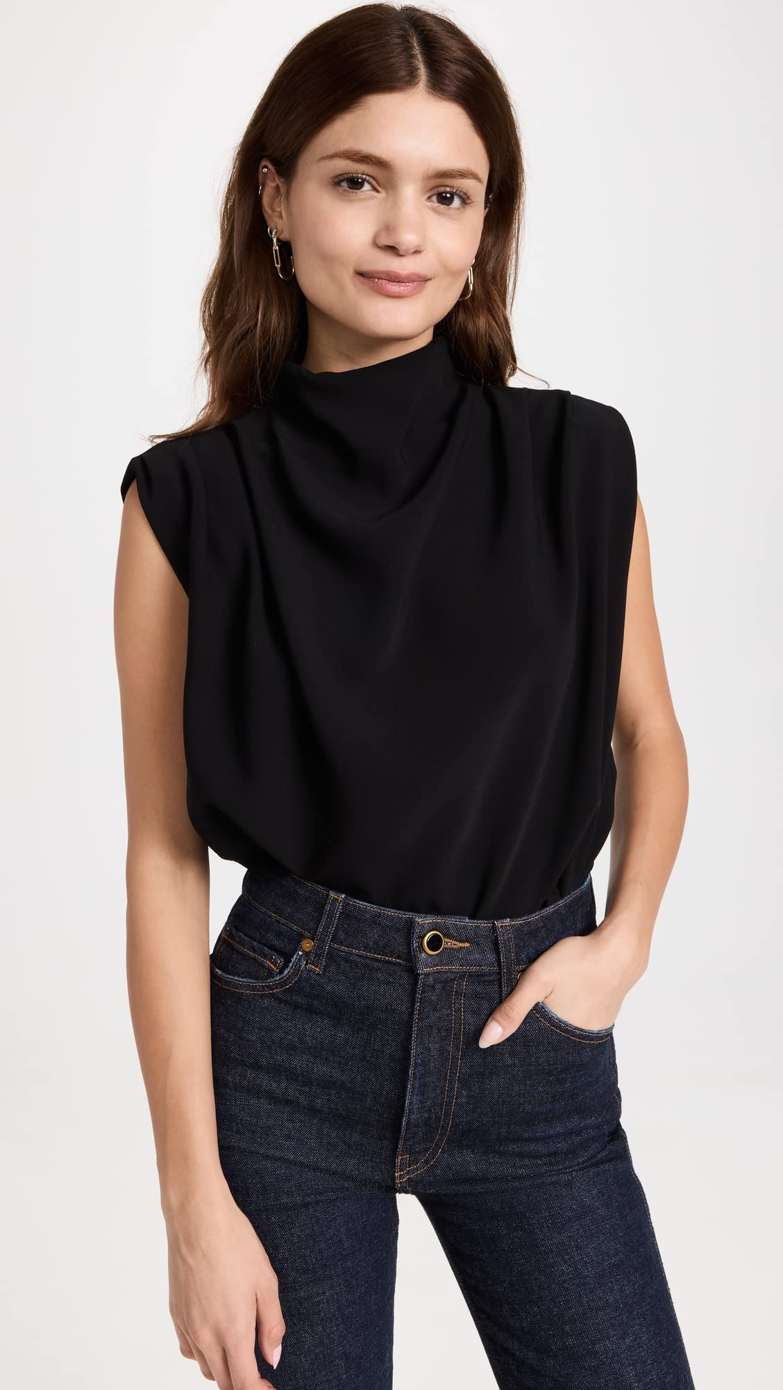 Amanda Uprichard Women's Fashion Blouse - Elegant Casual Tops for Work, Date Night & Everyday Wear