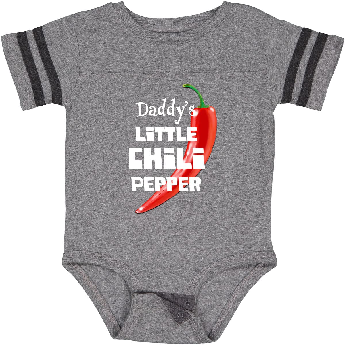 Inktastic Daddy's Little Chili Pepper Baby Bodysuit - Cute Infant Onesie for Girls & Boys - Perfect for Family Photos, Holidays & Everyday Wear
