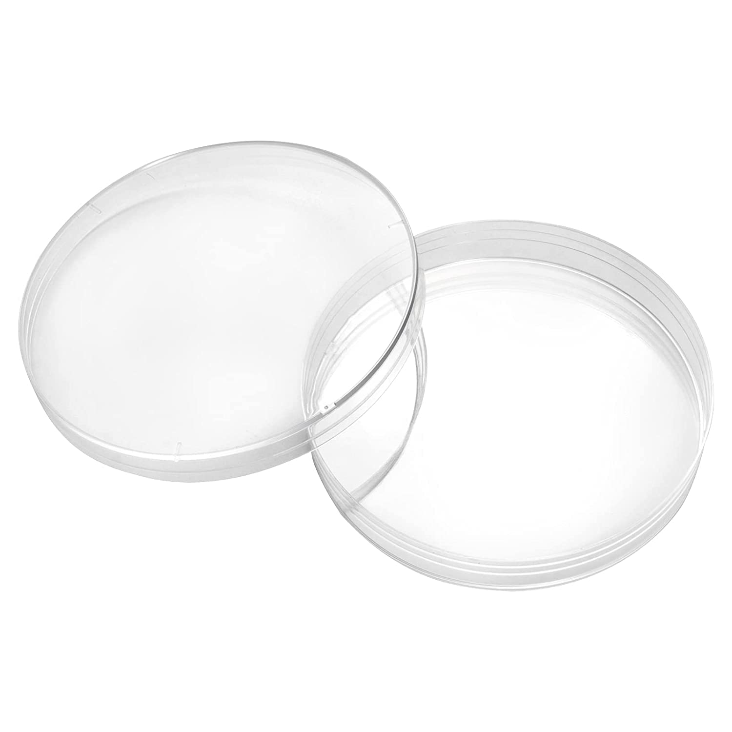 SPYLX 90mm x 15mm Sterile Plastic Petri Dishes with Lids - 60 Pack Lab-Grade Petri Dishes Includes 100 Plastic Transfer Pipettes for Microbiology, Cell Culture & Scientific Research | Ideal for Laboratory Experiments, Classroom Science Projects & Bacteria Growth Studies