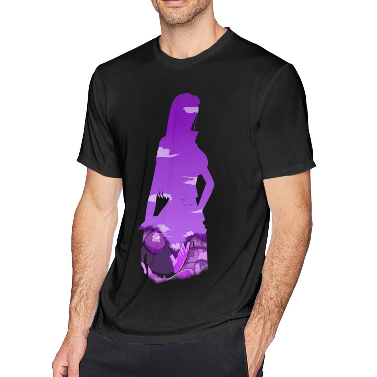 Anime Men's Short Sleeve T-Shirt - Custom Round Neck Tee for Casual Wear