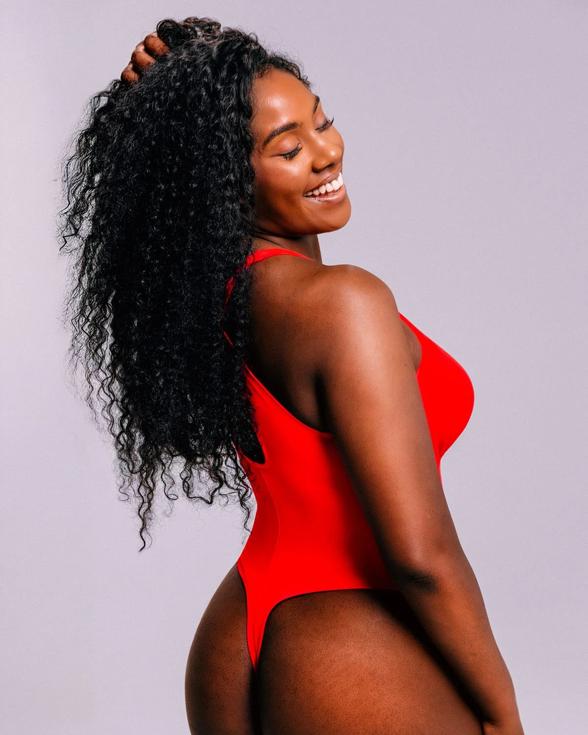 AirSlim® Deep V Neck Cross Back Shaping Bodysuit - Slimming Shapewear for Women | Perfect for Dresses, Tops & Everyday Wear