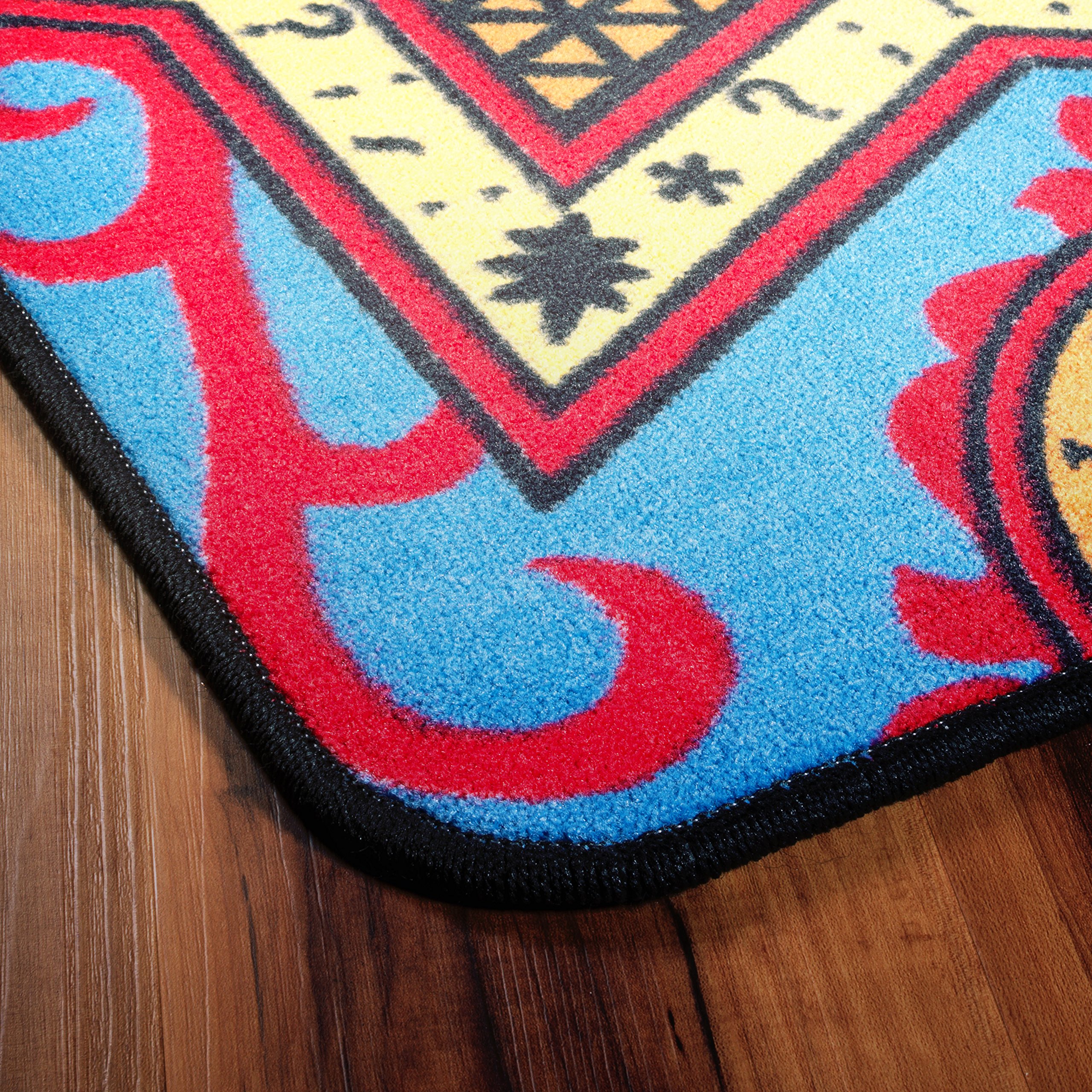 Flagship Carpets Educational Area Rug for Kids - Interactive Learning Carpet with Alphabet, Numbers & Games - 6' x 12' Multicolor Playroom Rug for Classroom, Nursery & Children's Bedroom - Perfect for Early Childhood Education & Playtime Activities