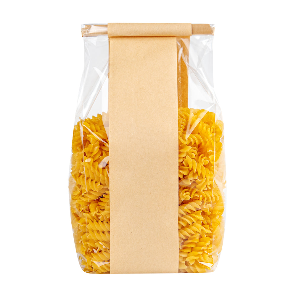 Premium Kraft Paper Bakery Bags with Tin Tie Closure - 4.5