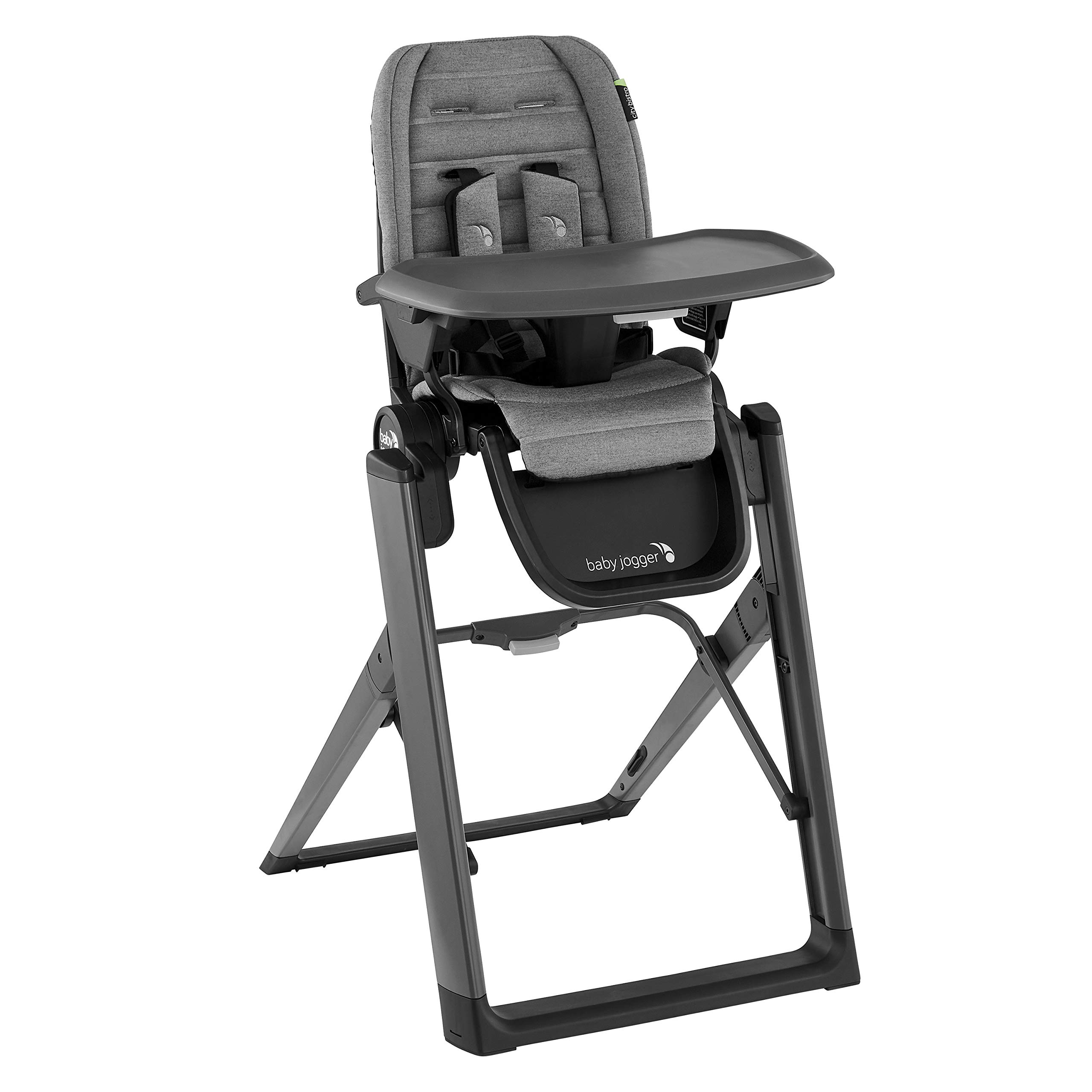Baby Jogger City Bistro High Chair - Adjustable, Portable & Easy Clean Graphite Baby Dining Chair for Home & Restaurant Use