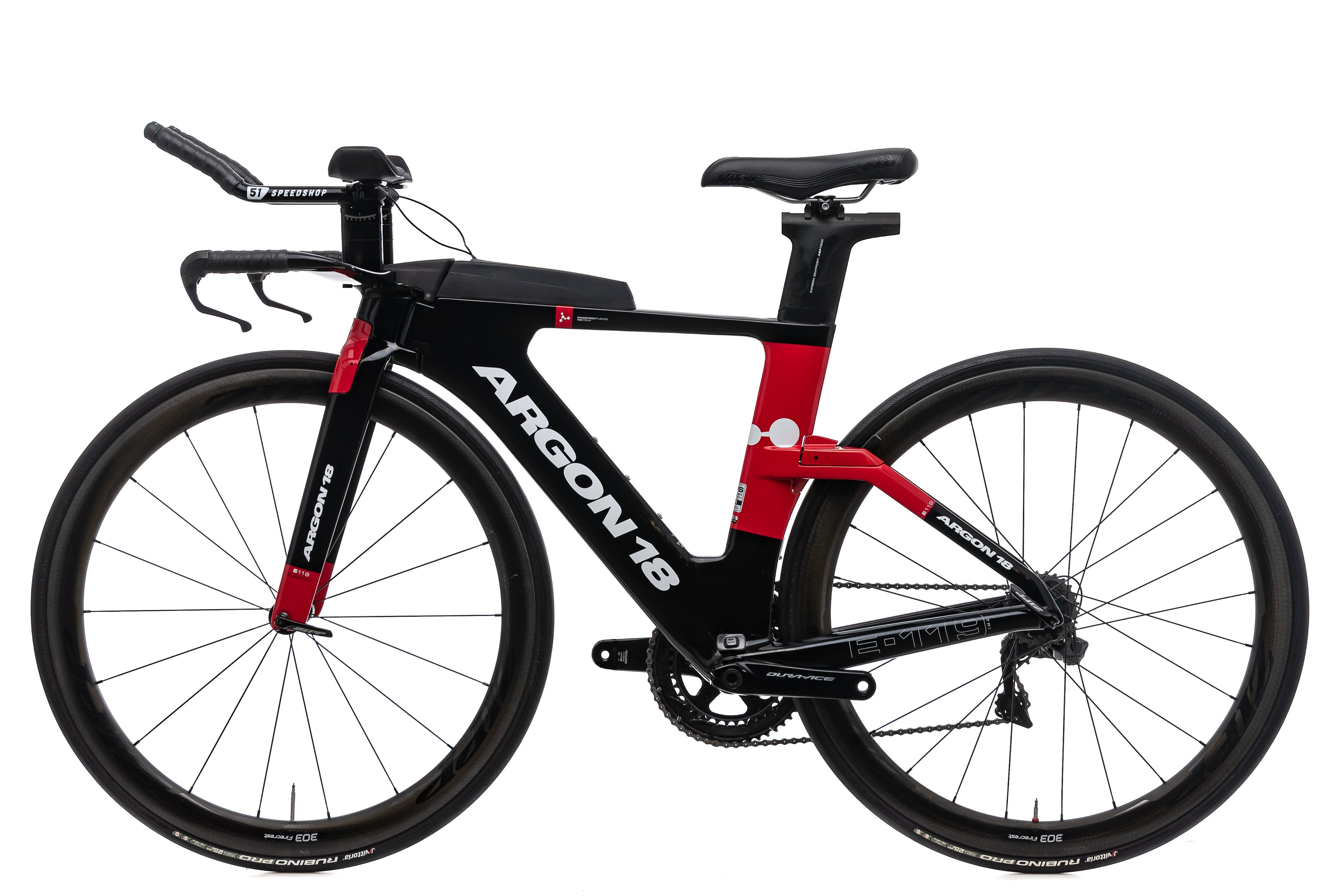 Argon 18 E-119 Tri XS Triathlon Bike 2018 - Lightweight Carbon Frame for Competitive Racing & Endurance Training